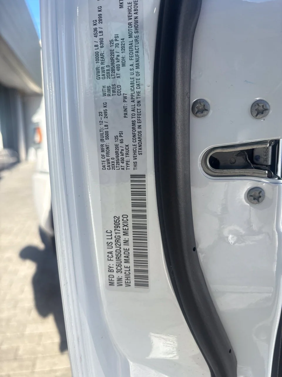 Certified Used 2024 White Ram Big Horn image 15