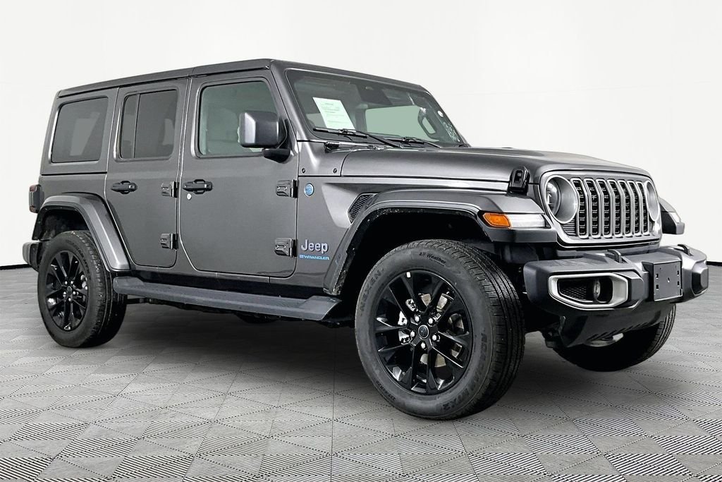 Used 2025 Black Jeep Sahara 4xe image 3
