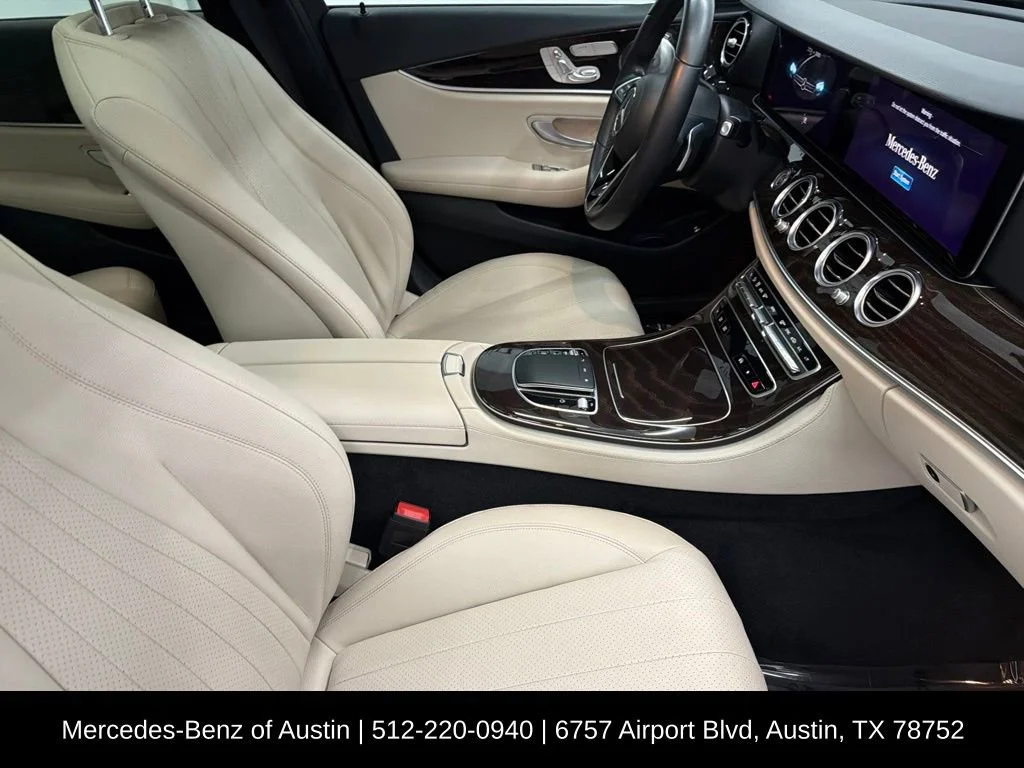 Certified Used 2021 Blue Mercedes-Benz E 350 image 31