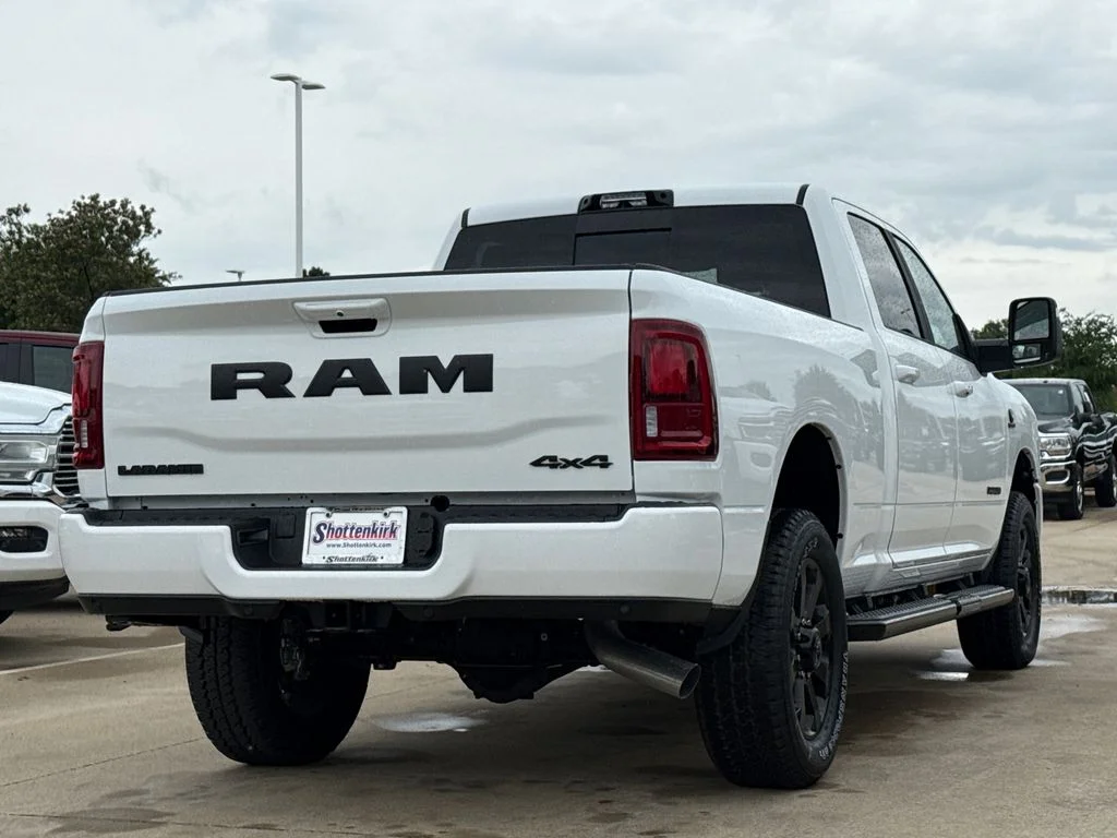 New 2026 Bright White Clear-Coat Exterior Paint RAM Laramie image 9