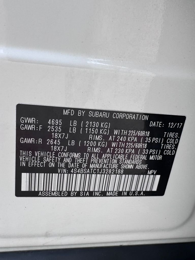 Used 2018 White Subaru 2.5i image 42