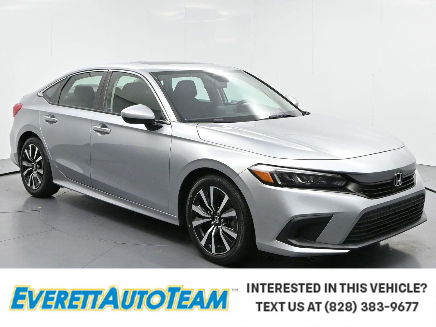 Used 2023 Lunar Silver Metallic Honda EX image 1