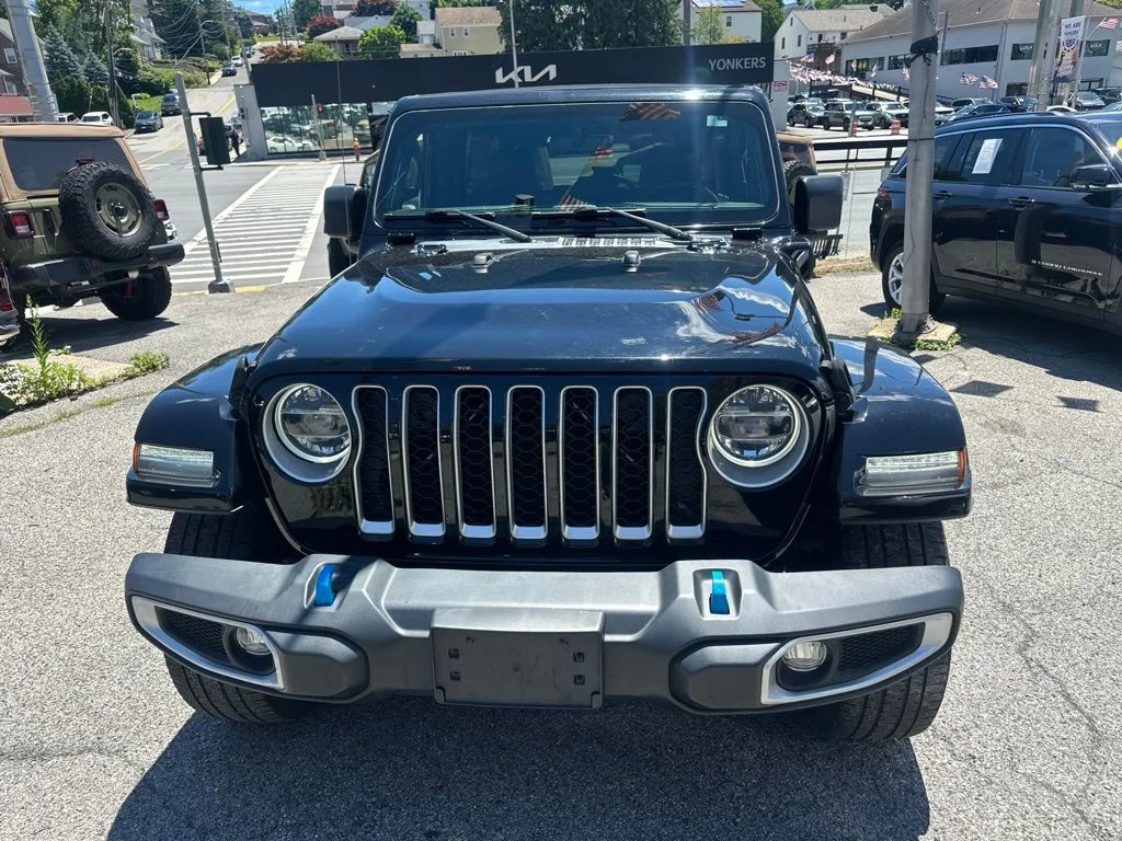 Used 2022 Black Jeep Unlimited Sahara 4xe image 3