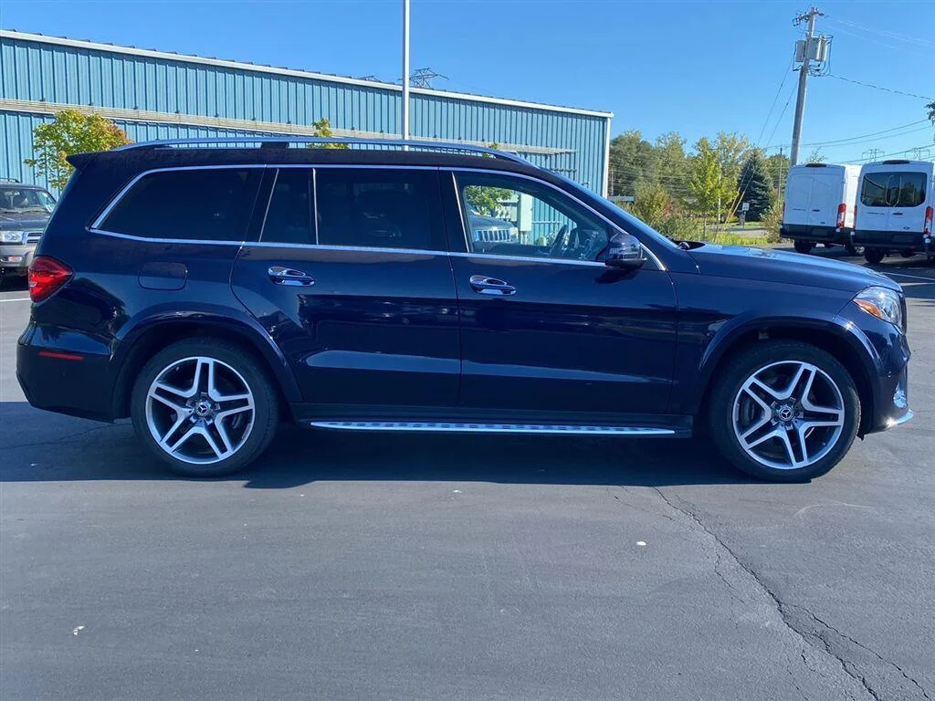 Used 2018 Lunar Blue Metallic Mercedes-Benz GLS 550 image 12