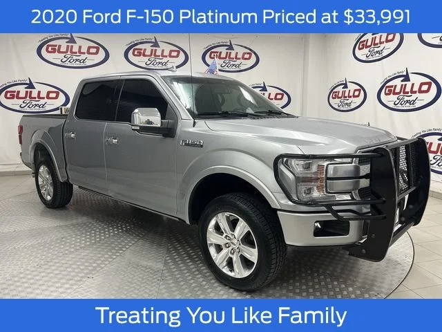 Certified Used 2020 Iconic Silver Metallic Ford Platinum image 1