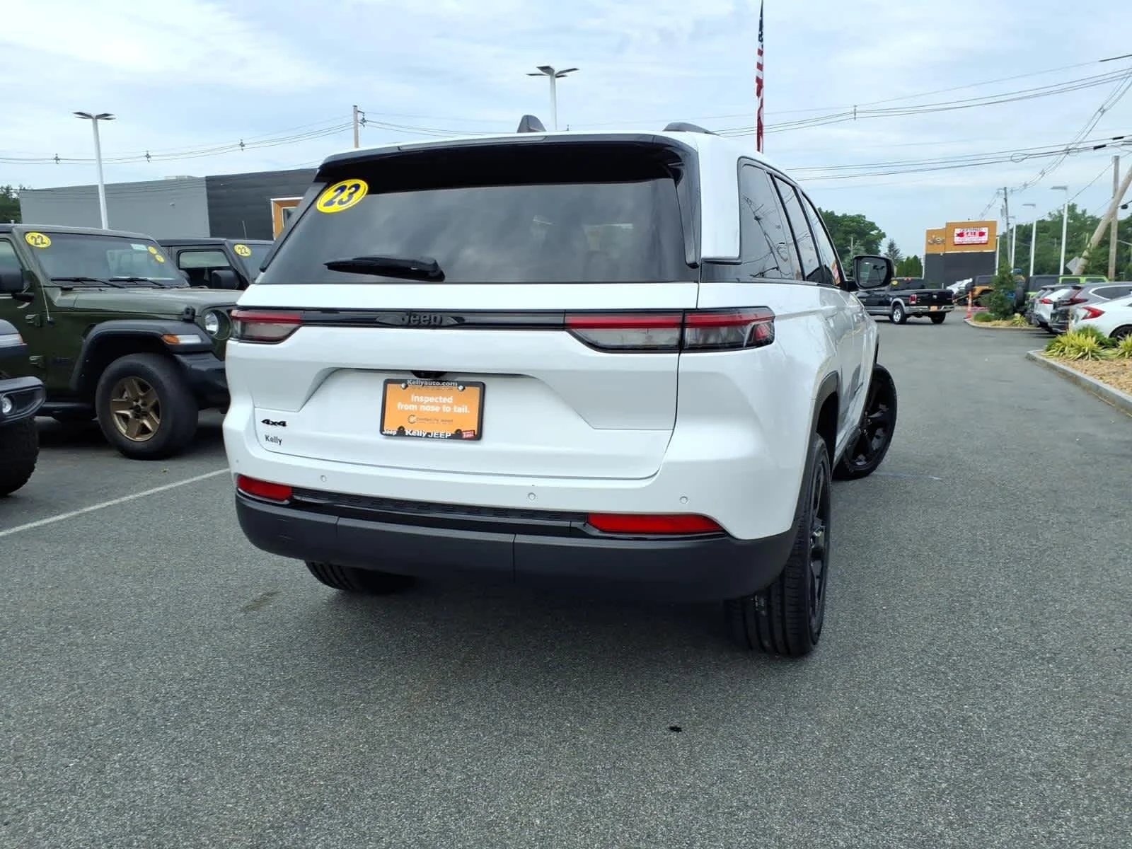 Certified Used 2023 Bright White Clearcoat Jeep Altitude image 8