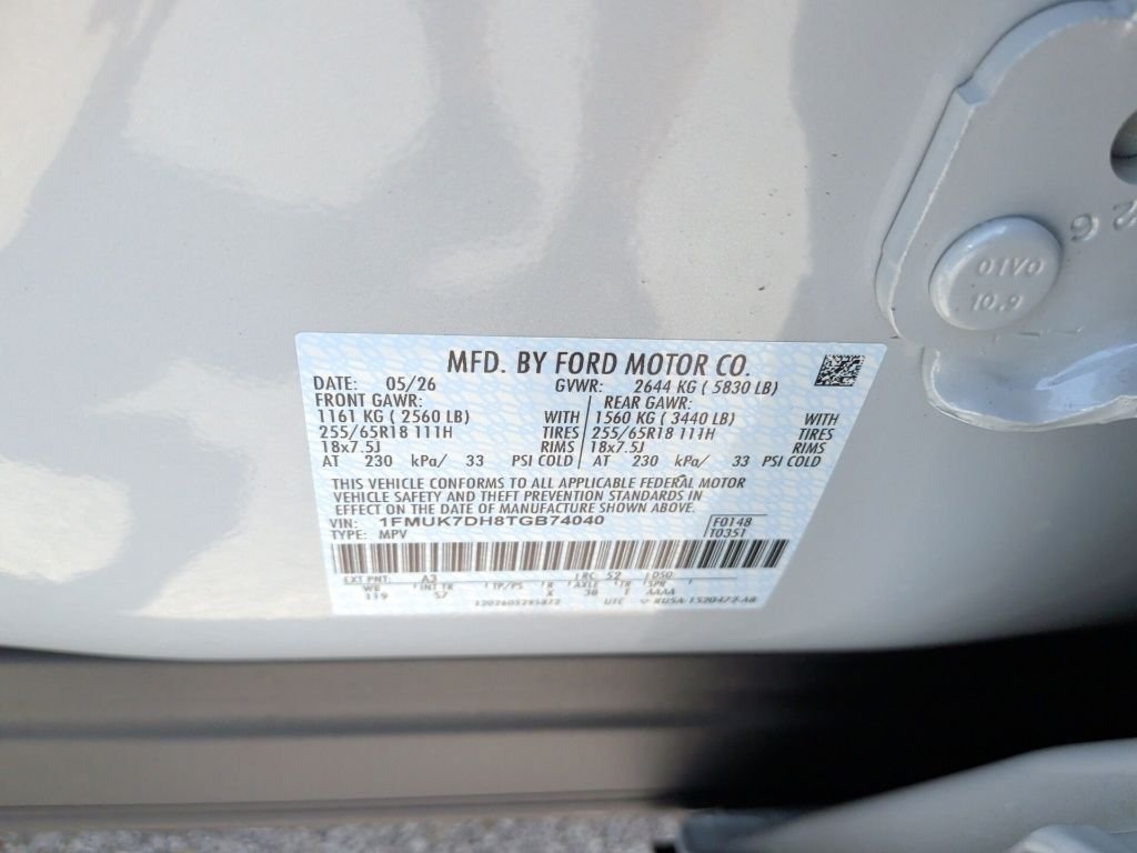 New 2026 Space White Metallic Ford Active image 48
