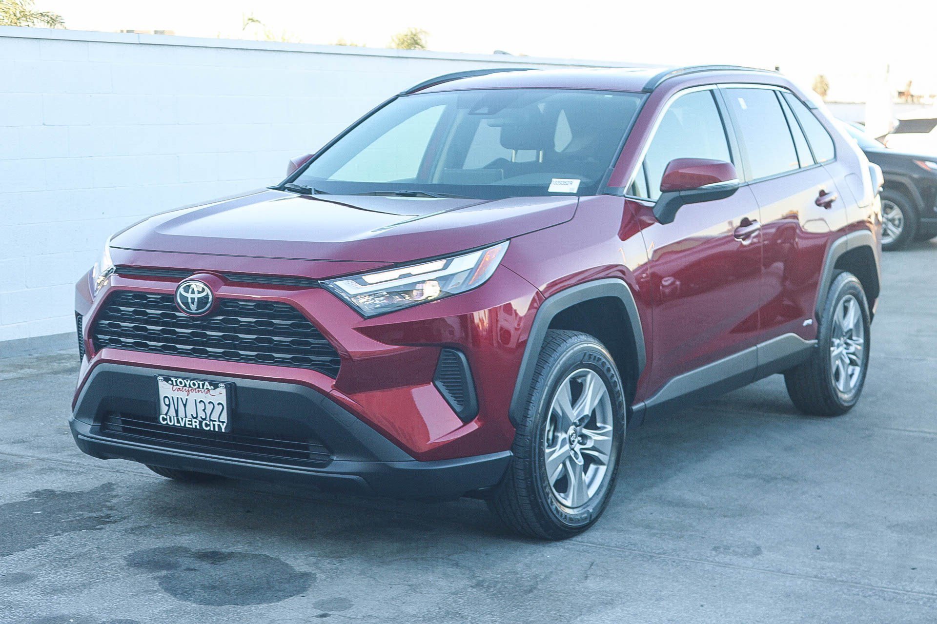 Certified Used 2025 Ruby Flare Pearl Toyota Hybrid LE image 3