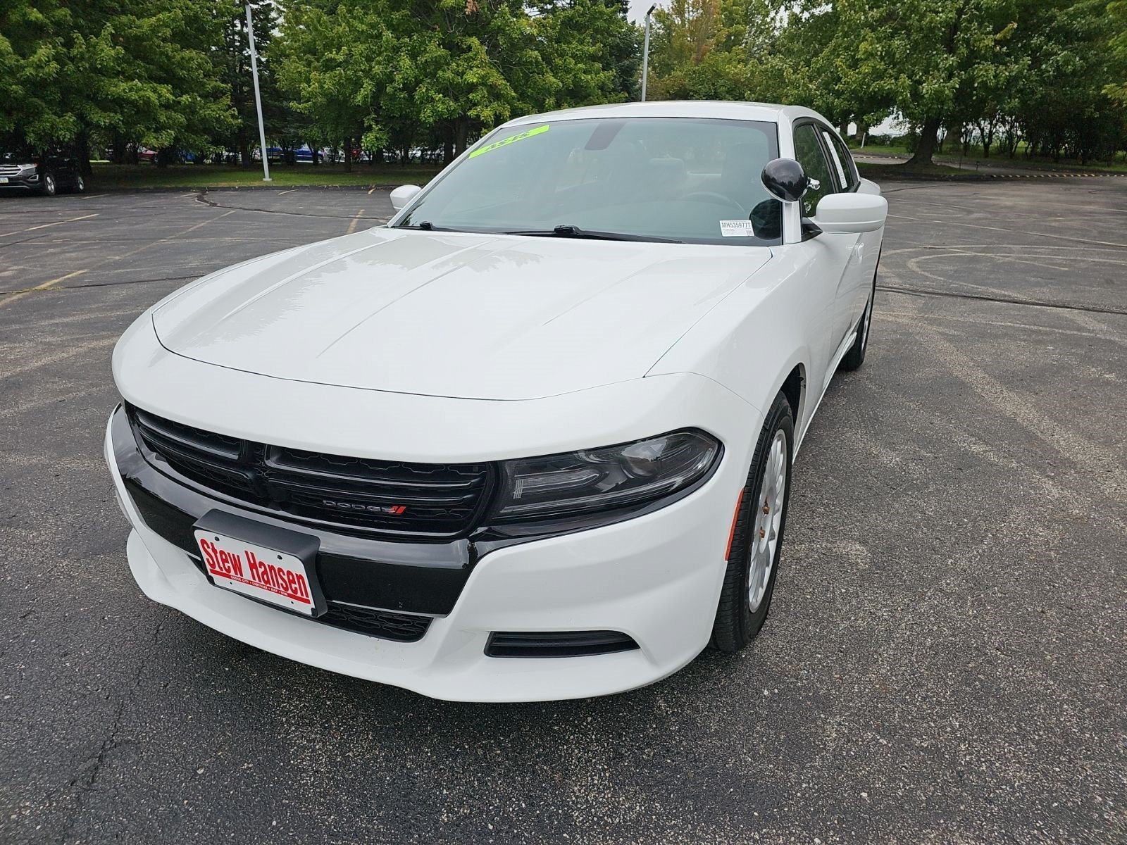 Used 2021 White Knuckle Clearcoat Dodge Police image 2