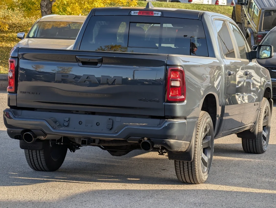 New 2026 Blue RAM Sport - - HEMI V8 - 20 Wheels - Sport Hood - Uconnect 5 NAV - LED Lights & More! image 8
