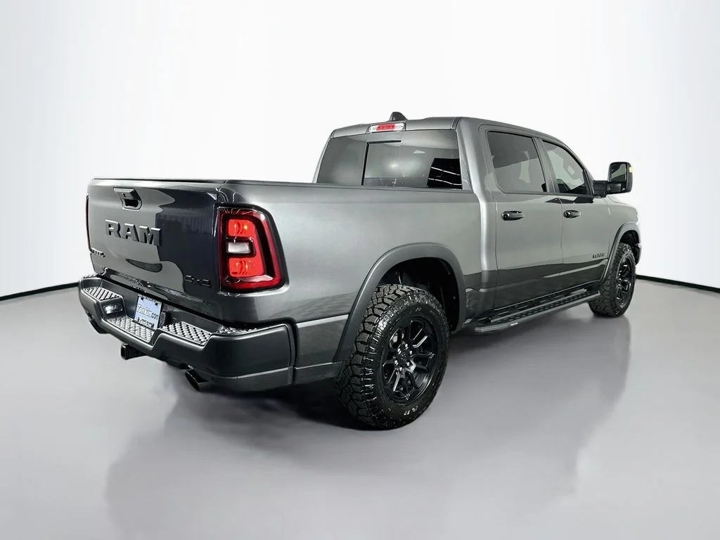 Used 2025 Granite Crystal Metallic Clearcoat Ram Rebel image 8