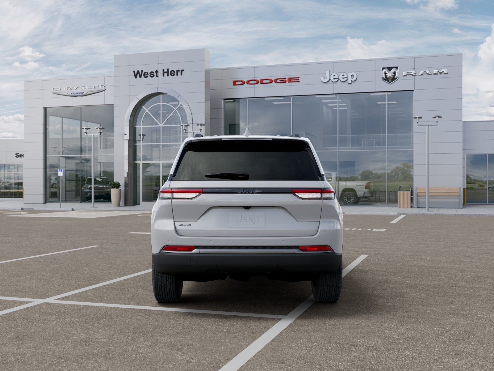 New 2026 Bright White Clear-Coat Exterior Paint Jeep Laredo Altitude image 20