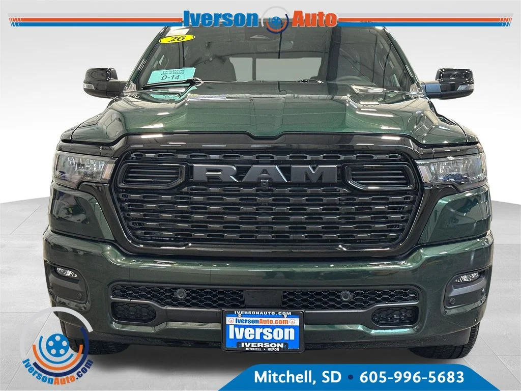 New 2026 Serrano-Green Metallic Exterior Paint RAM Big Horn/Lone Star image 2