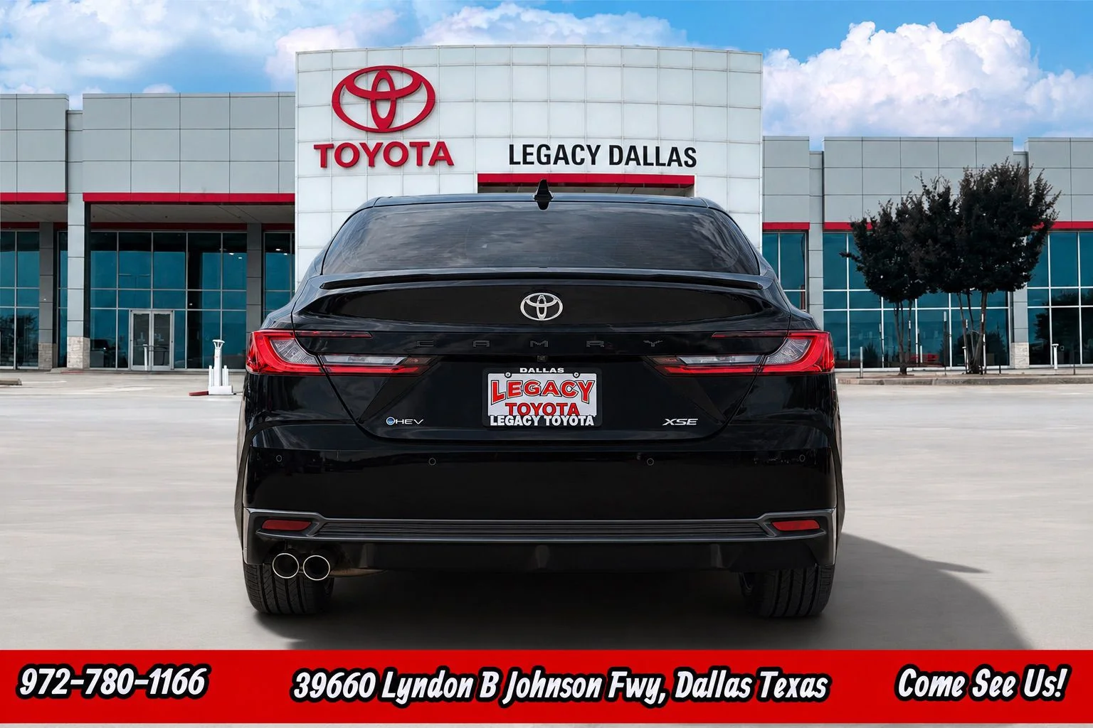 New 2026 Midnight Black Metallic Toyota XSE image 9