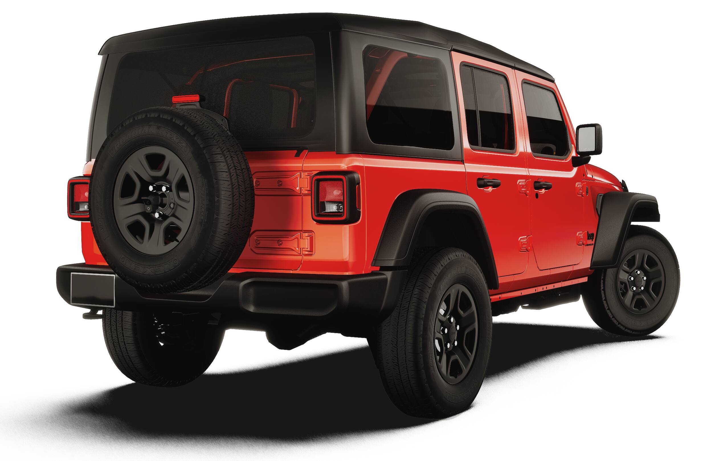 New 2027 Firecracker Red Clear-Coat Paint Jeep Sport image 14