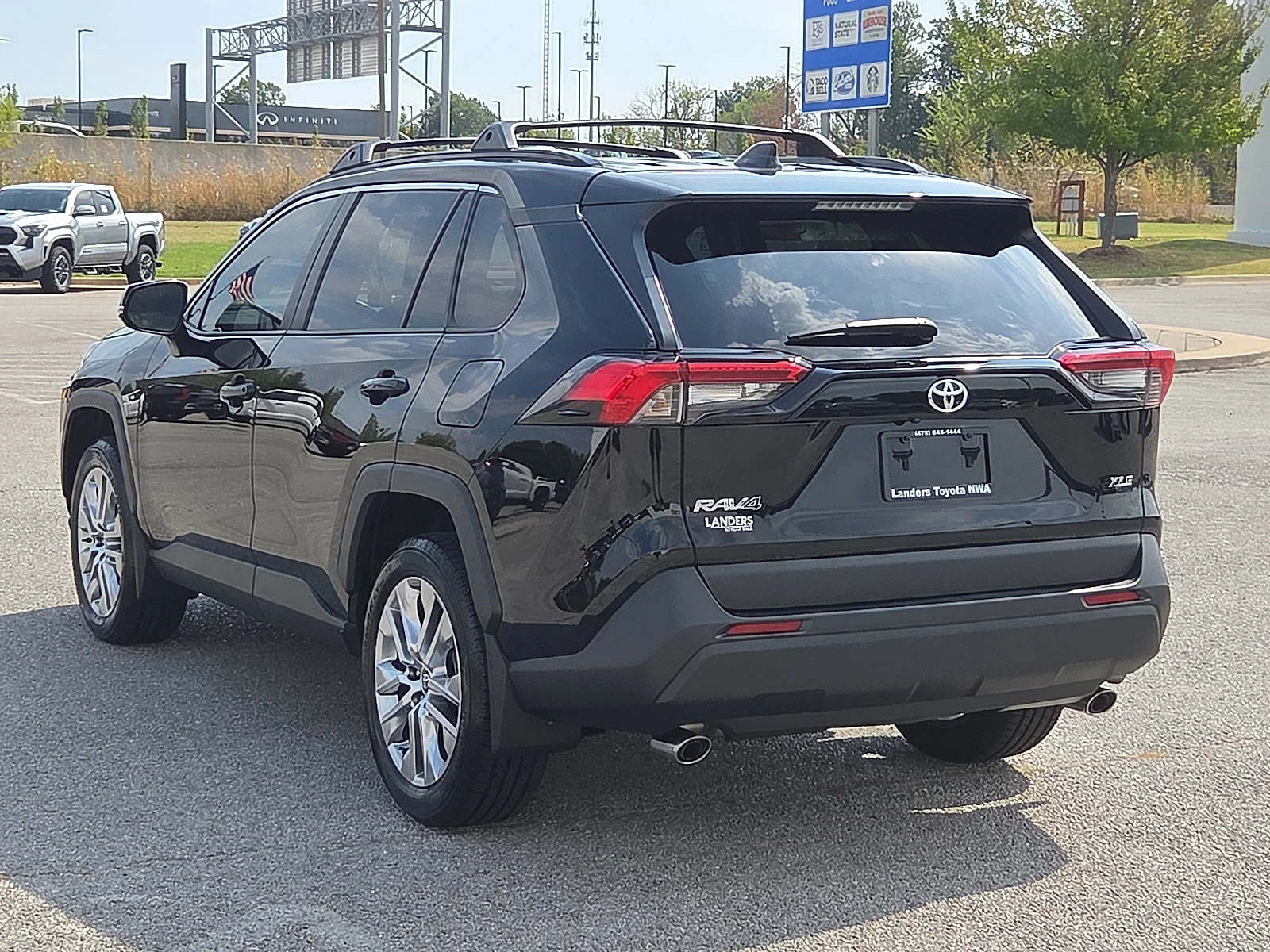 Used 2024 Midnight Black Metallic Toyota XLE Premium image 4