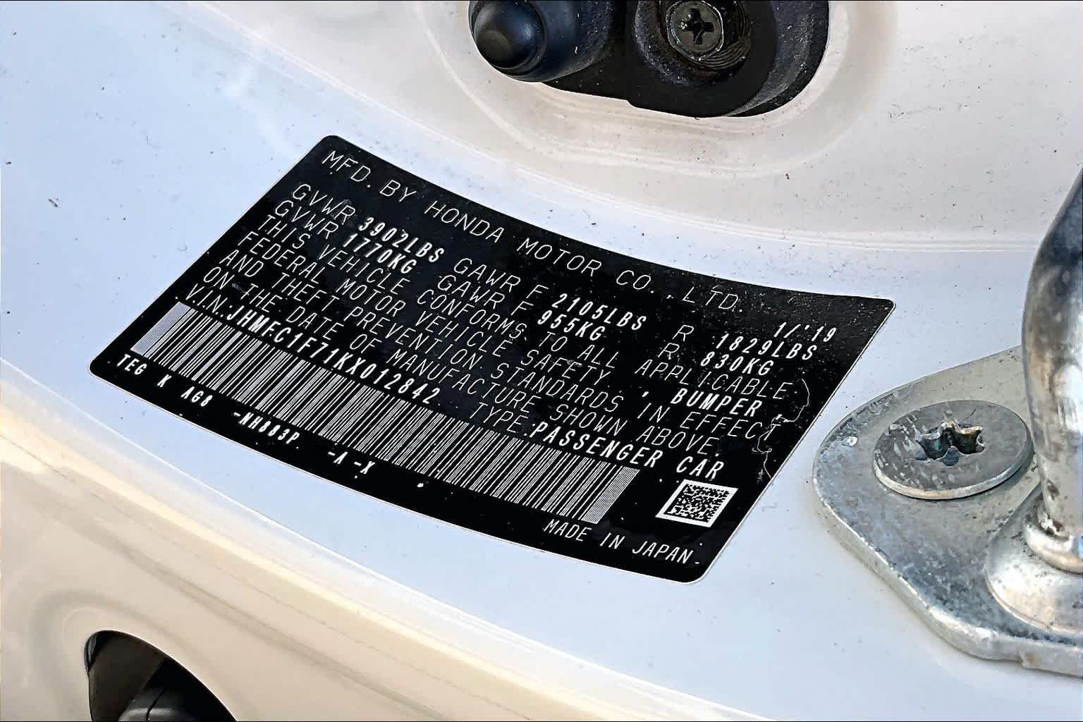 Used 2019 Platinum White Pearl Honda EX-L image 34