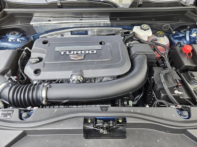 Used 2025 Deep Sea Metallic Cadillac Premium Luxury image 28