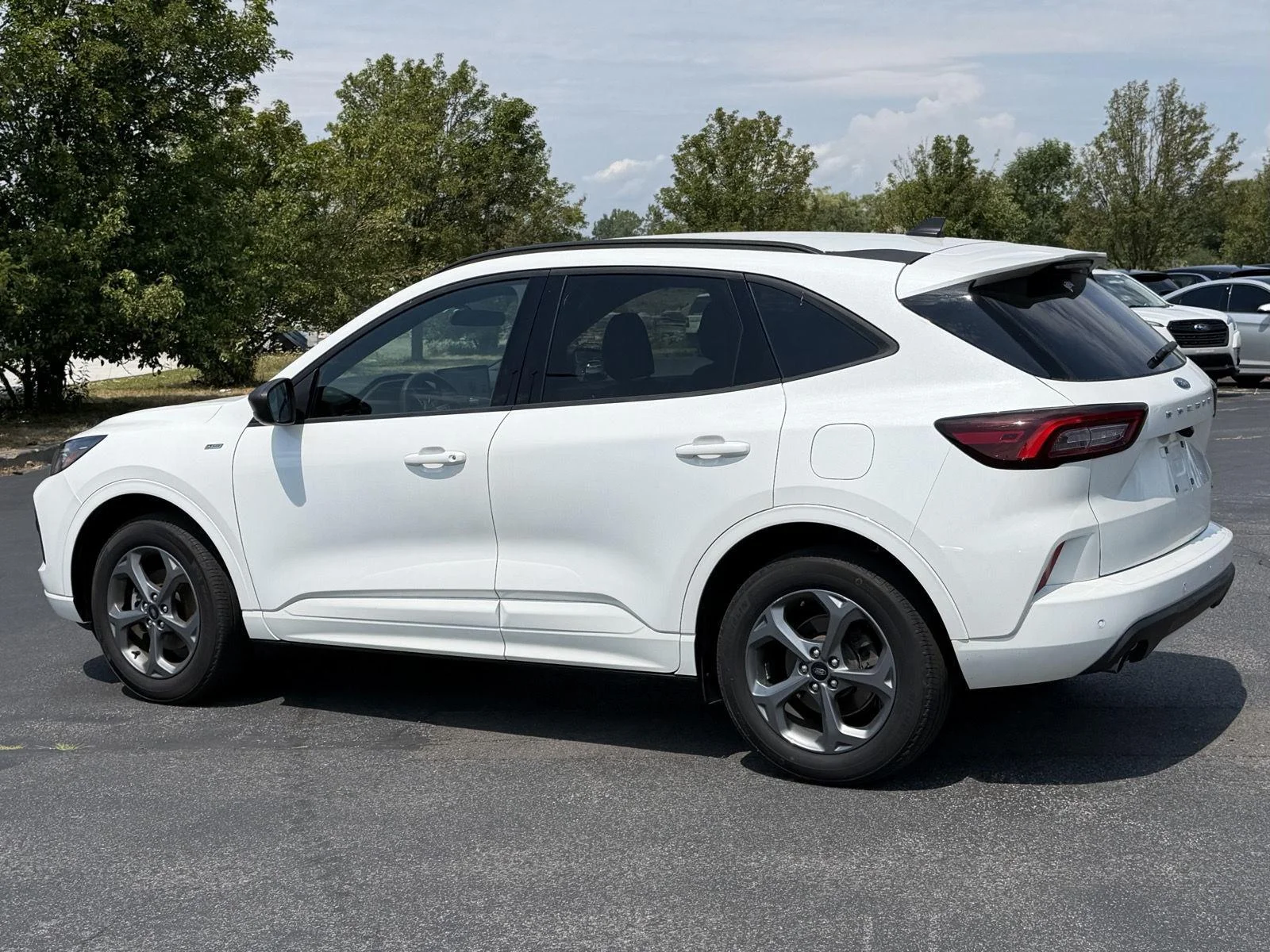 Used 2024 Star White Metallic Tri-Coat Ford ST-Line image 5