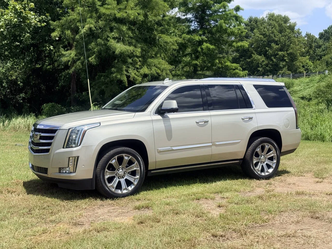 Used 2017 Tan Cadillac Premium Luxury 4x4 4dr SUV image 1