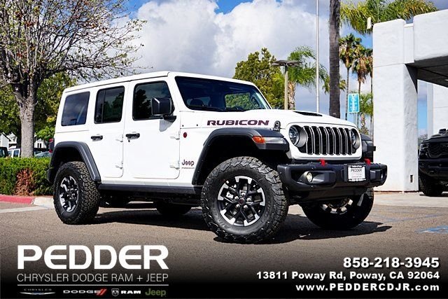 New 2026 Bright White Clear-Coat Exterior Paint Jeep Rubicon image 1