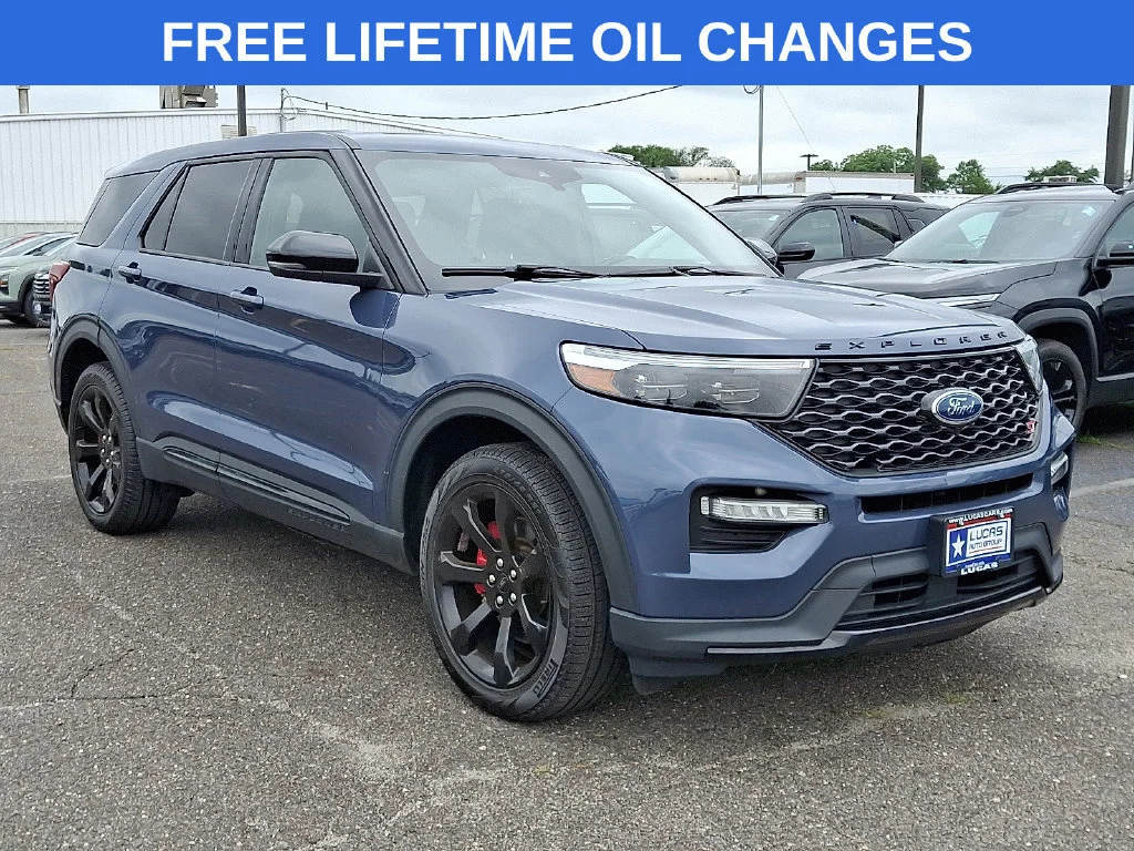 Used 2021 Blue Ford ST image 1