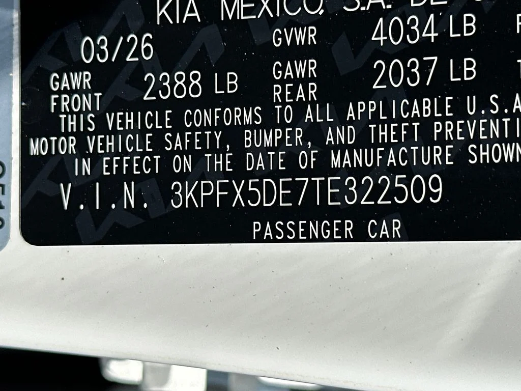 New 2026 White Kia EX image 32