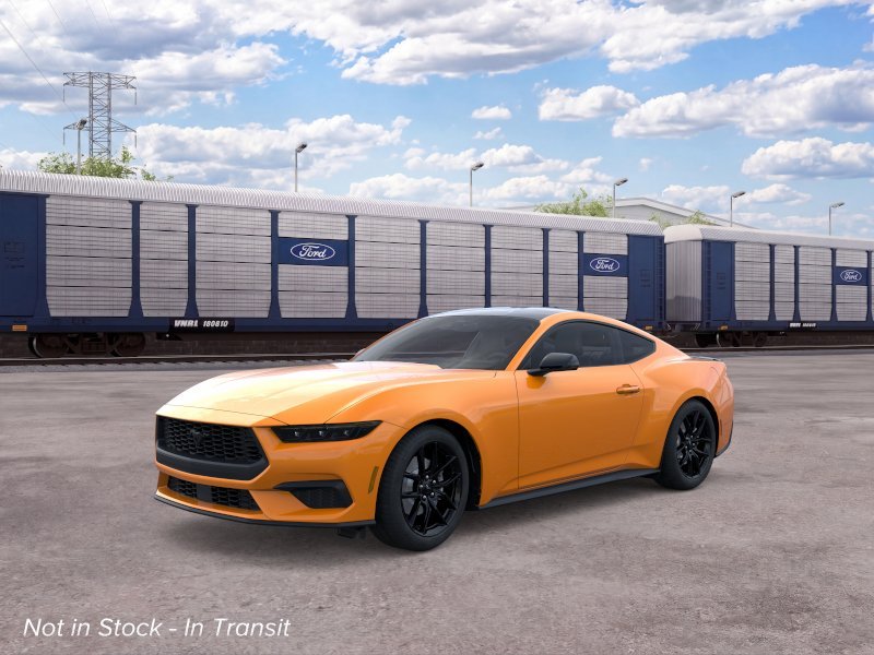New 2026 Orange Fury Metallic Tri-coat Ford EcoBoost® Premium Fastback image 1