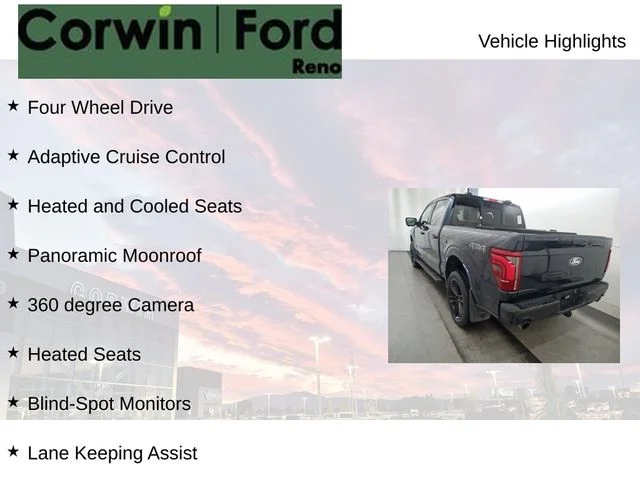 Used 2024 Blue Ford Lariat image 6