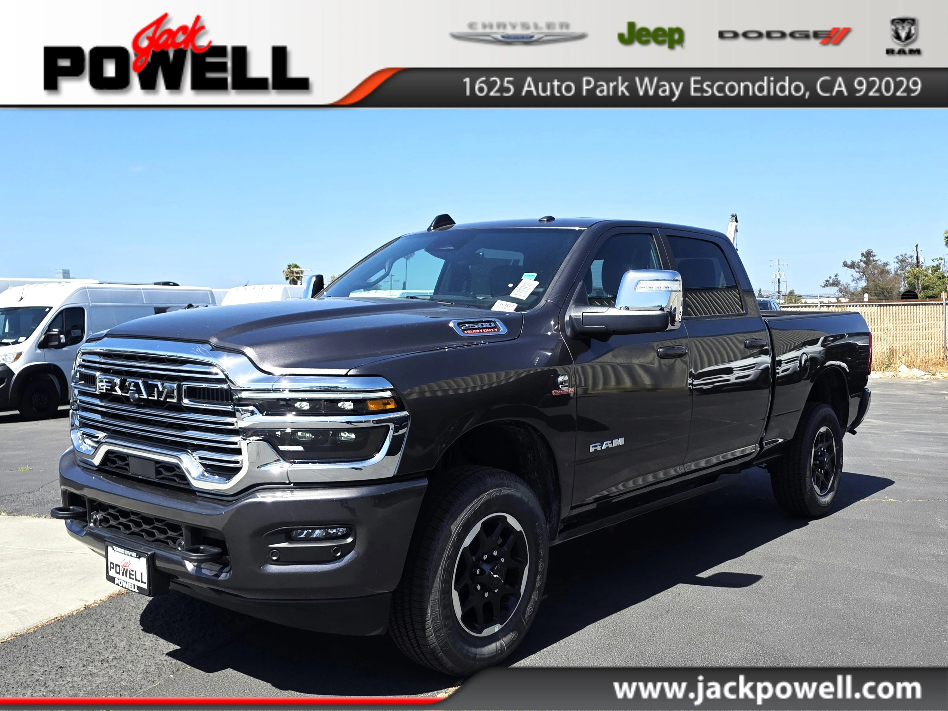 New 2026 Granite Crystal Metallic Clearcoat RAM Laramie image 1