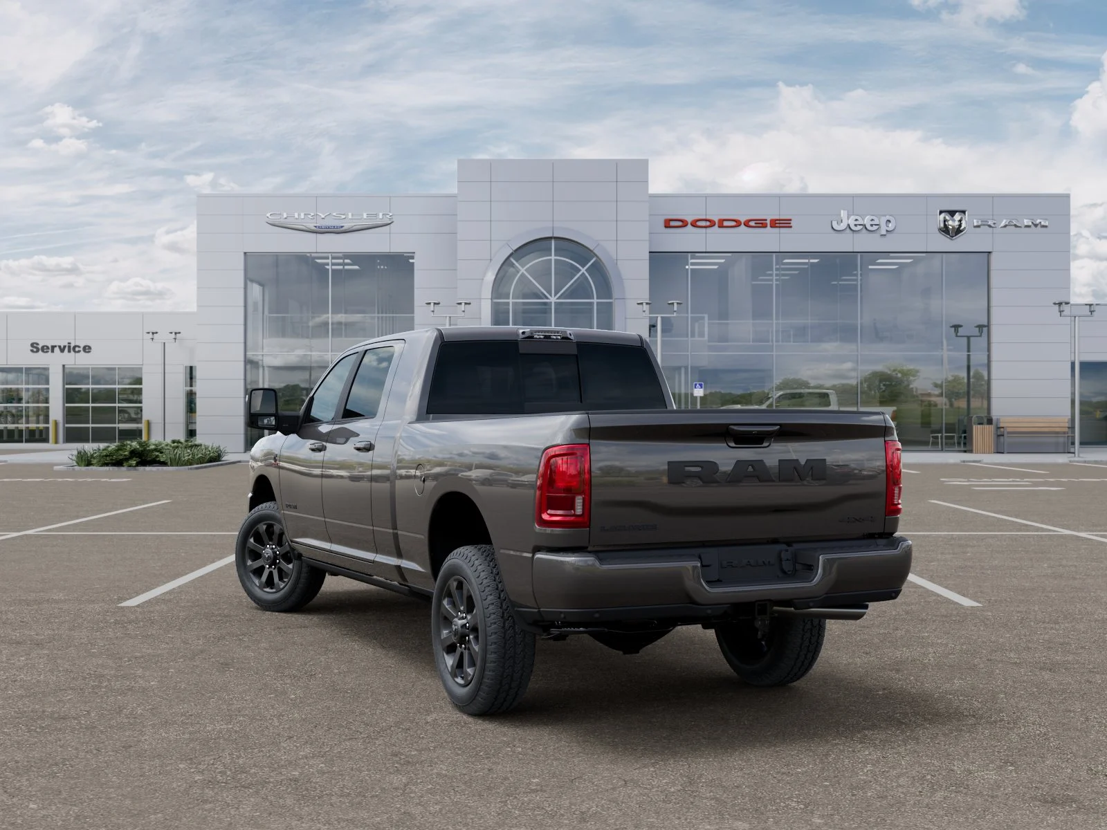 New 2026 Granite Crystal Metallic Clear-Coat Exterior Paint RAM Laramie image 28