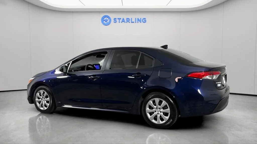 Used 2025 Blue Toyota Hybrid LE image 5