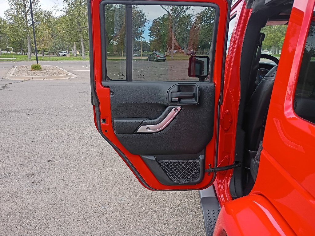 Used 2017 Firecracker Red Clearcoat Jeep Sahara image 16