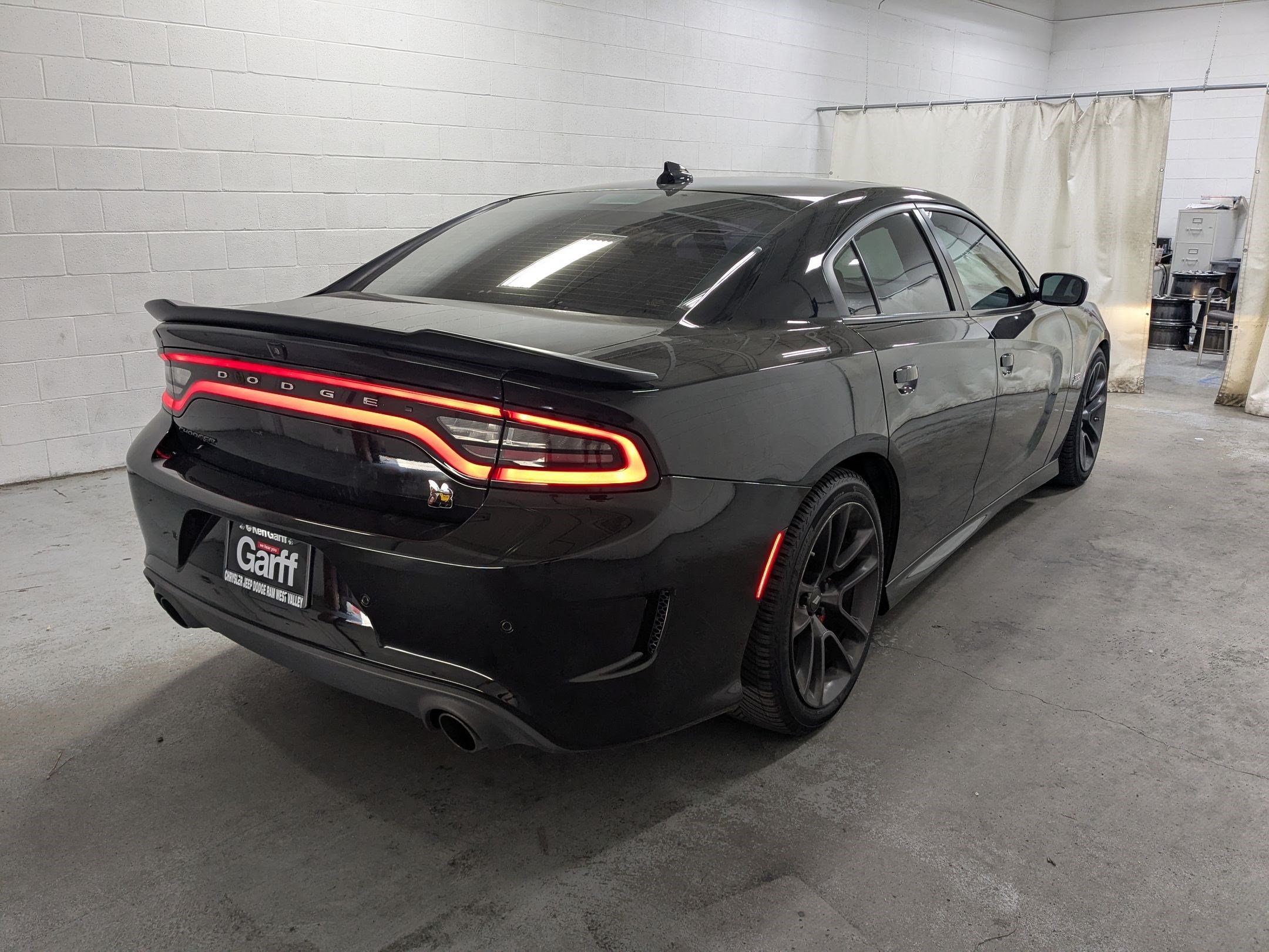 Used 2021 Pitch Black Clearcoat Dodge Scat Pack image 4