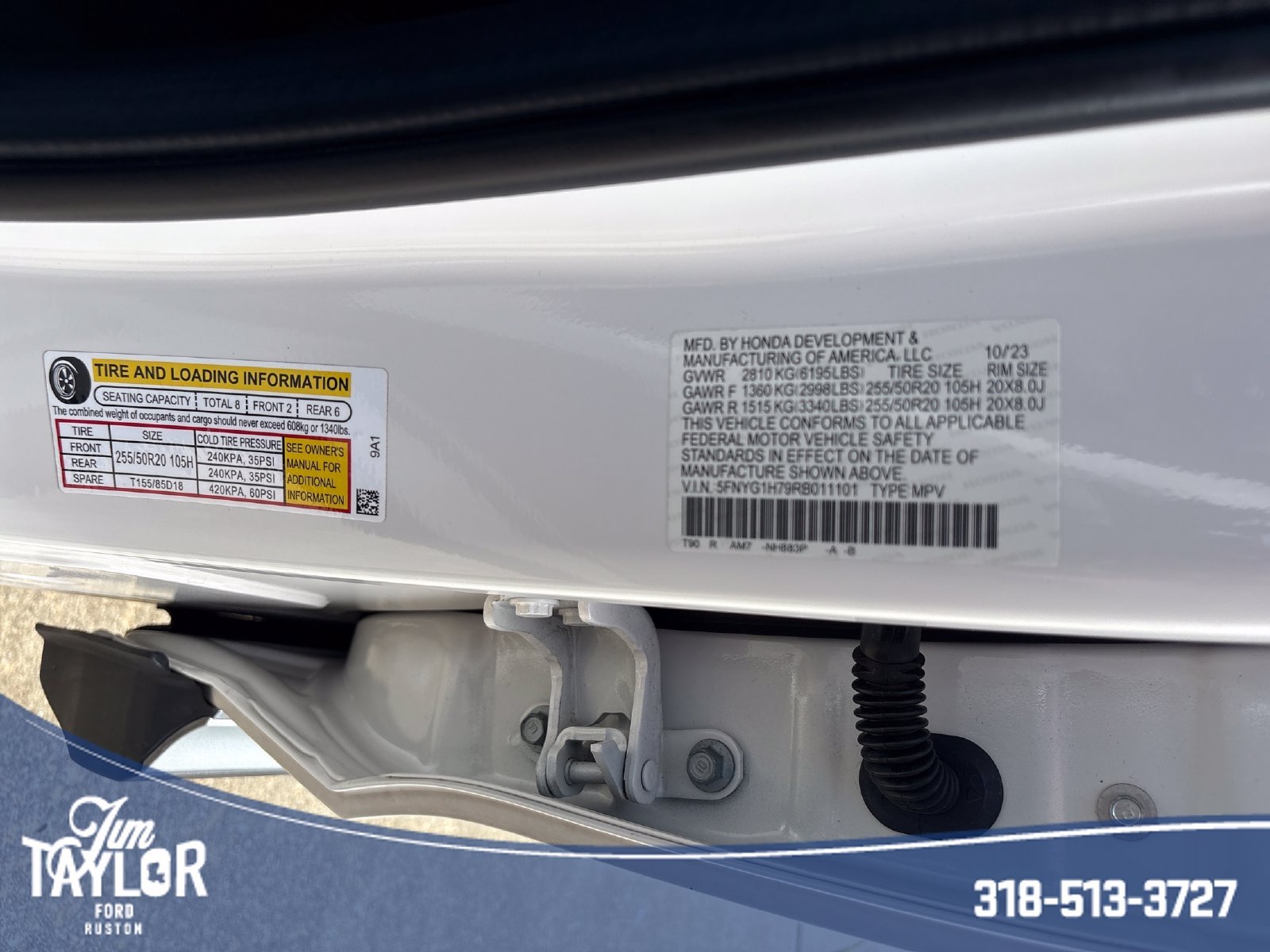 Used 2024 White Honda Touring image 32