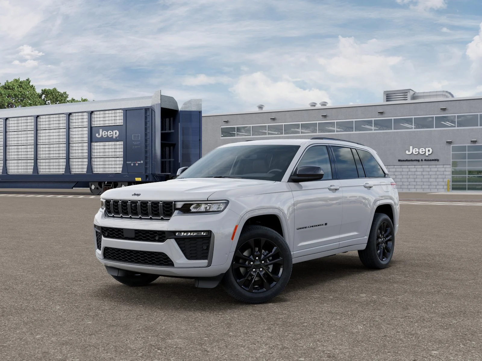 New 2026 Bright White Clear-Coat Exterior Paint Jeep Limited Reserve image 1