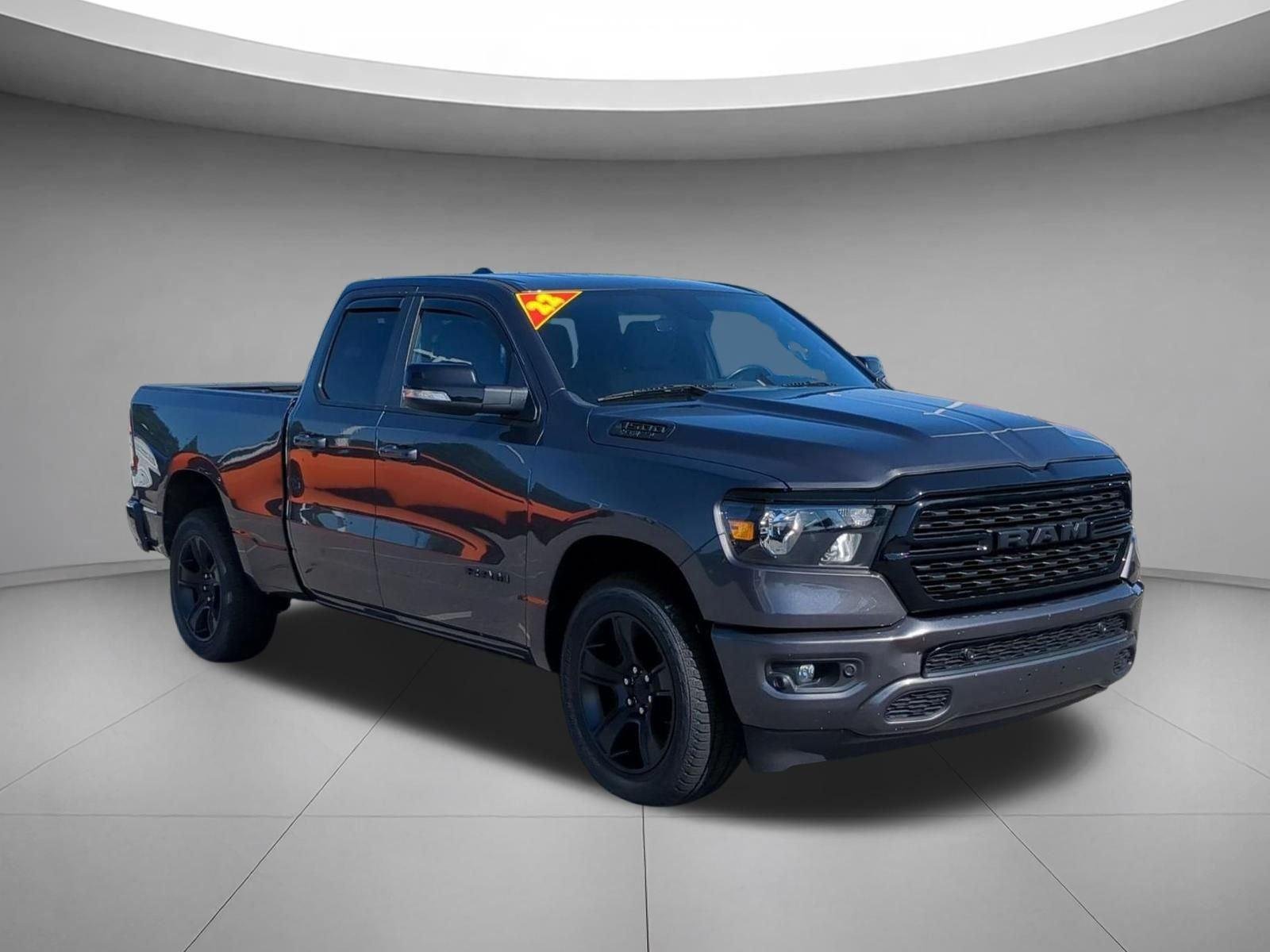 Used 2022 Granite Crystal Metallic Clearcoat Ram Big Horn image 7