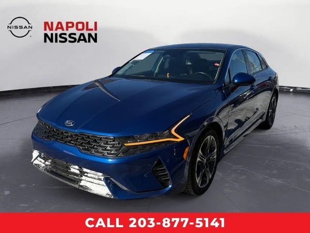 Used 2021 Blue Kia EX image 5