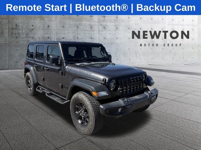 Pre-Owned 2021 Jeep Wrangler Unlimited Unlimited Willys 4WD 4 Door SUV