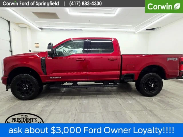 New 2026 Ruby Red Metallic Tinted Clearcoat Ford F-250® Lariat® image 2