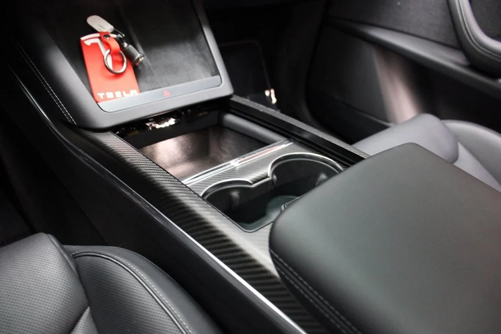 Used 2022 Solid Black Tesla Plaid image 46