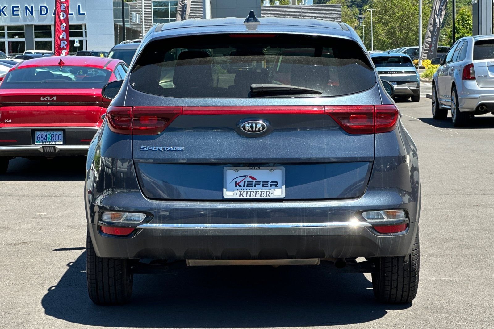Used 2022 Blue Kia LX image 5