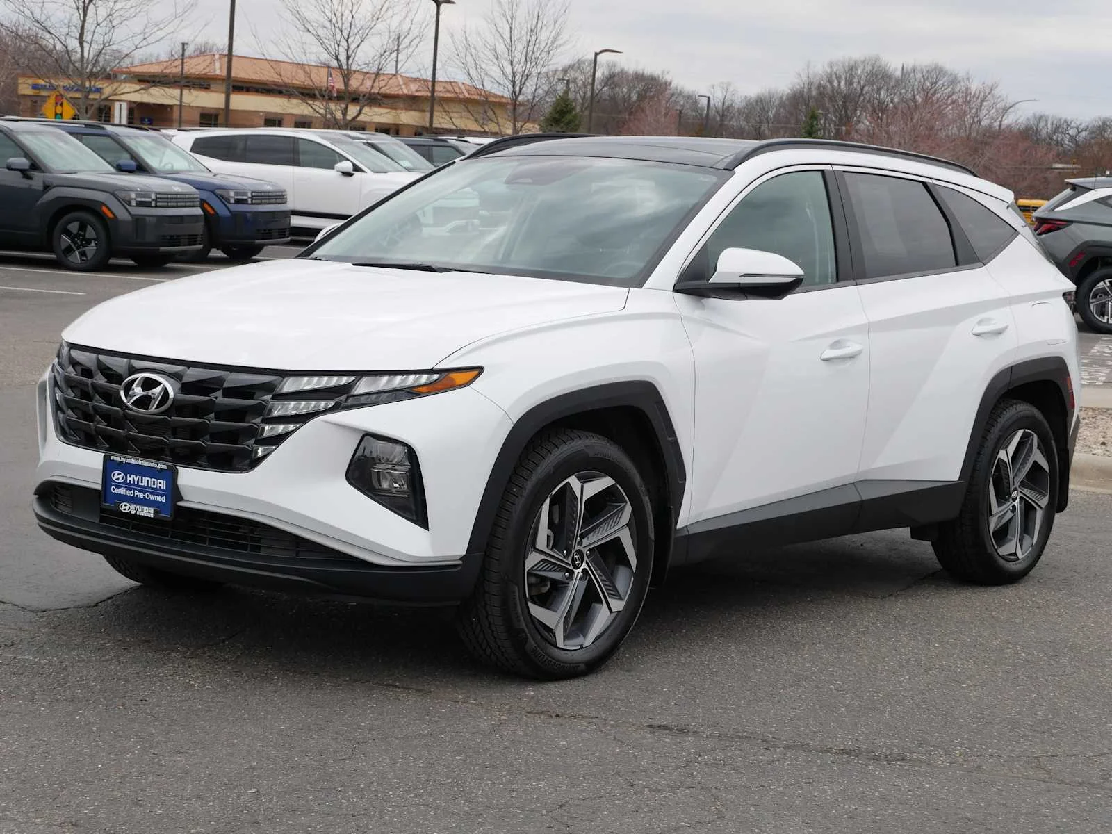 Certified 2022 Hyundai Tucson SEL Convenience with VIN KM8JFCA19NU014079 for sale in Mankato, Minnesota
