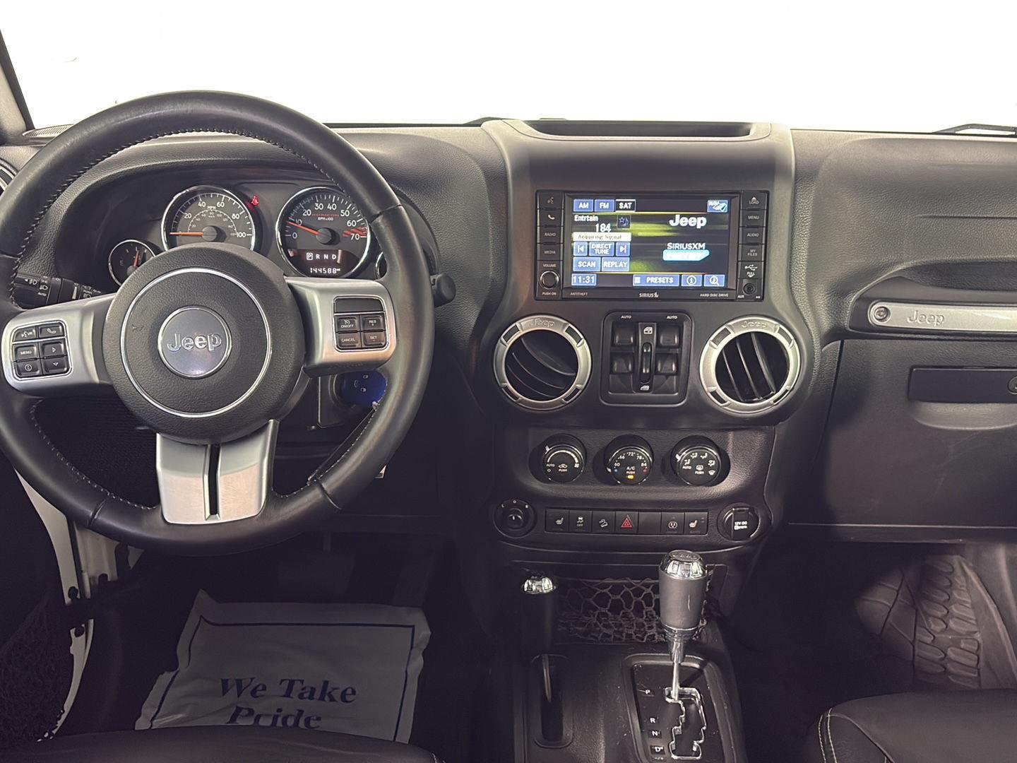 Used 2017 Bright White Clearcoat Jeep Rubicon Hard Rock image 16