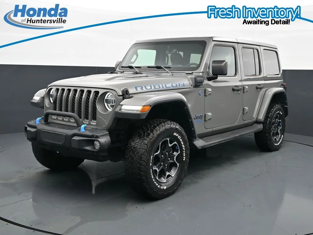 Used 2022 Gray Clearcoat Jeep Unlimited Rubicon 4xe image 4