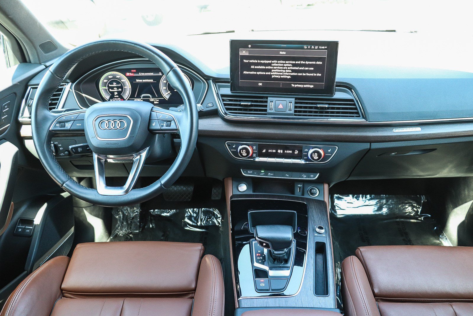 Used 2022 Florett Silver Metallic Audi S line Premium Plus image 13
