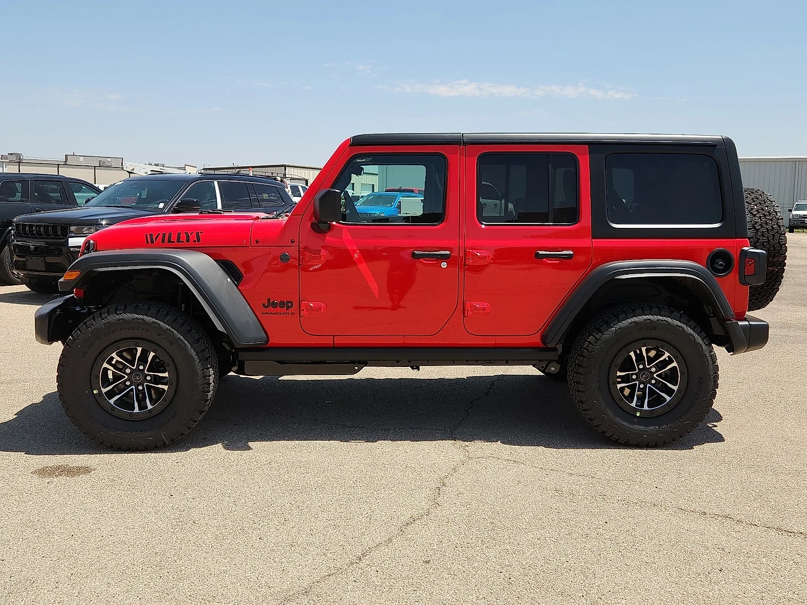 New 2026 Firecracker Red Clear-Coat  Paint Jeep 4-DOOR WILLYS image 2