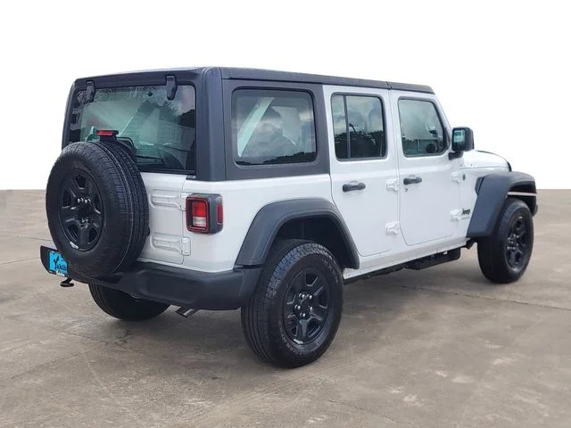 New 2026 Bright White Clear-Coat Exterior Paint Jeep Sport image 4