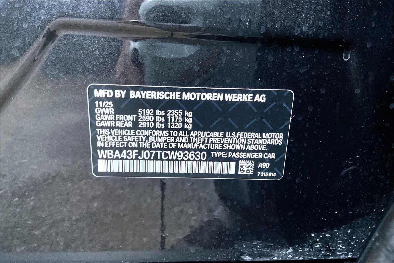Certified Used 2026 Dark Graphite Metallic BMW 530i image 31