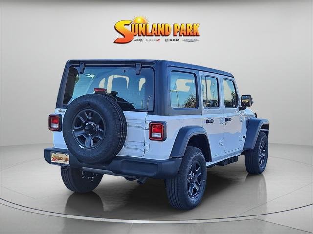 New 2026 Bright White Clear-Coat Exterior Paint Jeep Sport S image 5